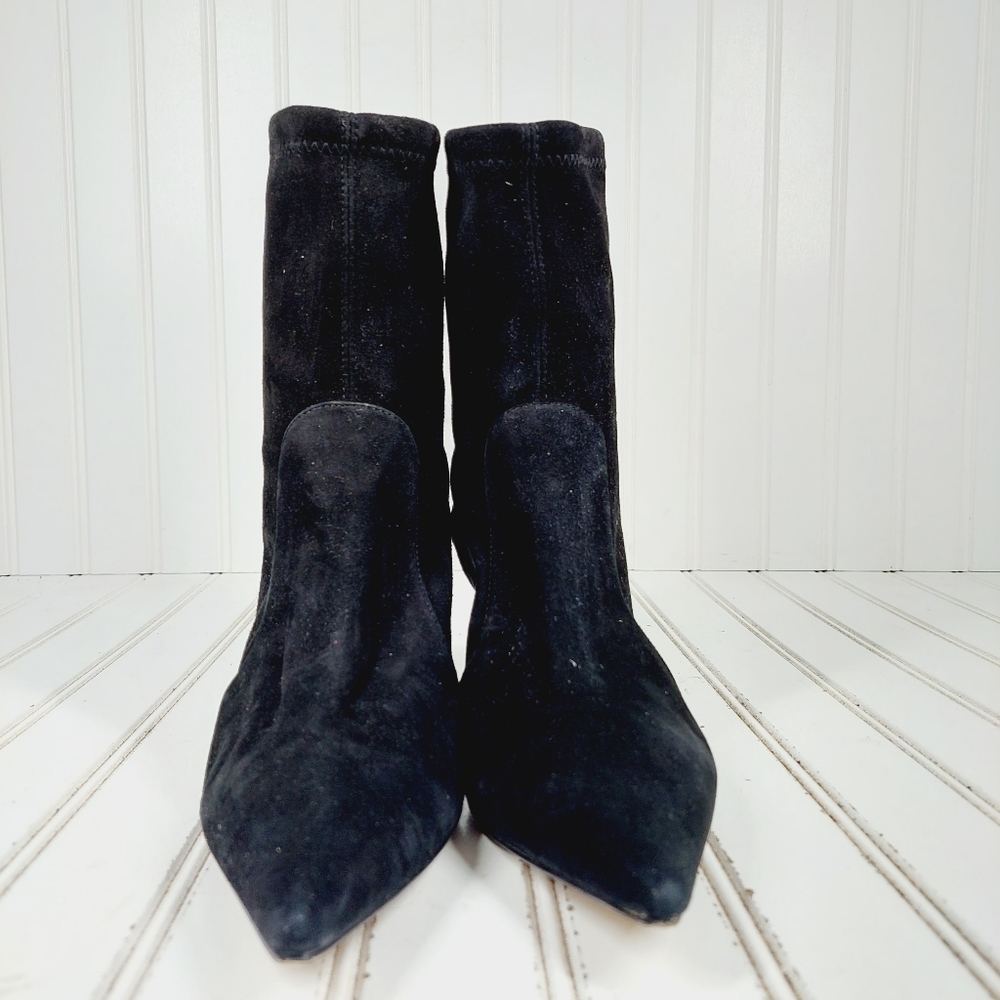 Stuart Weitzman Suede Black Boot - image 3